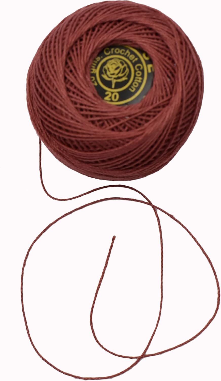 Red Rose Crochet Threads Tatting Knitting Hand Embroidery Cross Stitching Balls