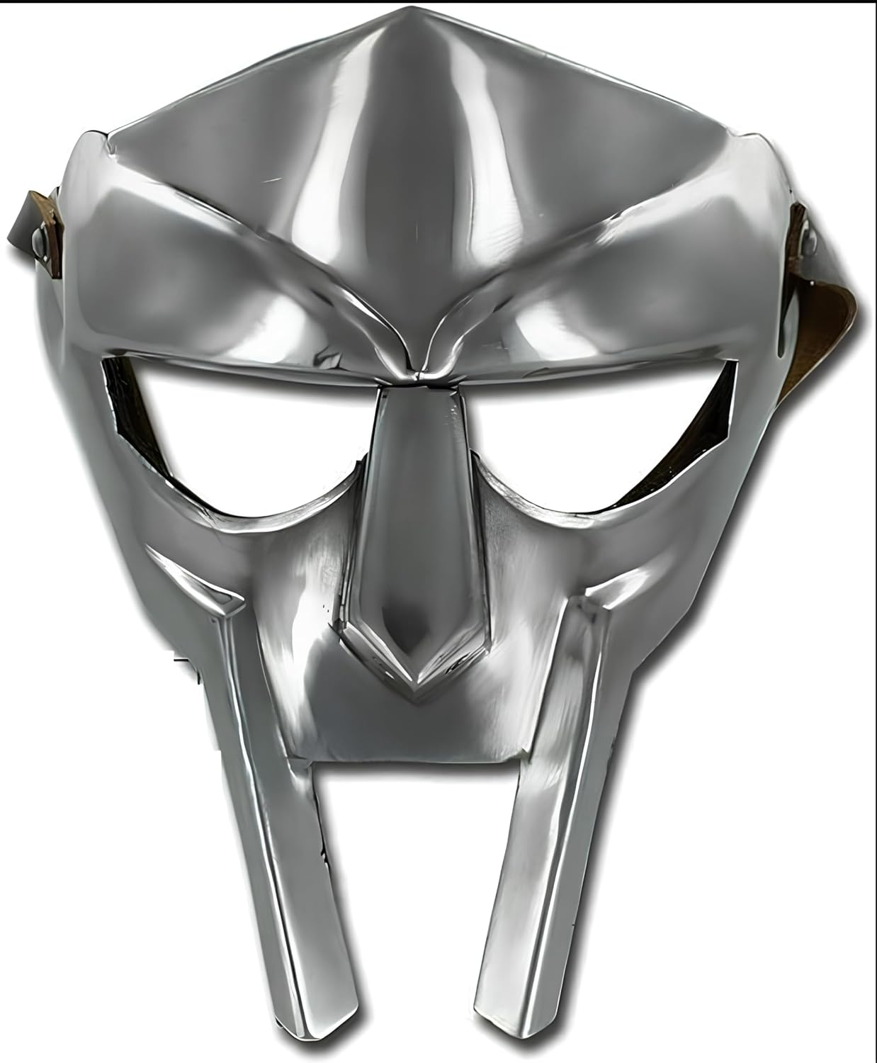 Mask Mf Doom Gladiator Mask Villain 18g Mild Steel Face Armour Medieval Hand-Forged Doom | Metal Full Face Wearable Unisex Halloween Costume | Villian Look Cosplay - Image 4