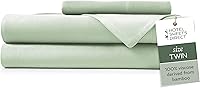 Vista 39 de Hotel Sheets Direct Juego de Sábanas de Cama de 4 Piezas, Tamaño Queen, 100% Viscosa Derivada de Bambú, Juego de Sábanas con 2 Fundas de Almohada