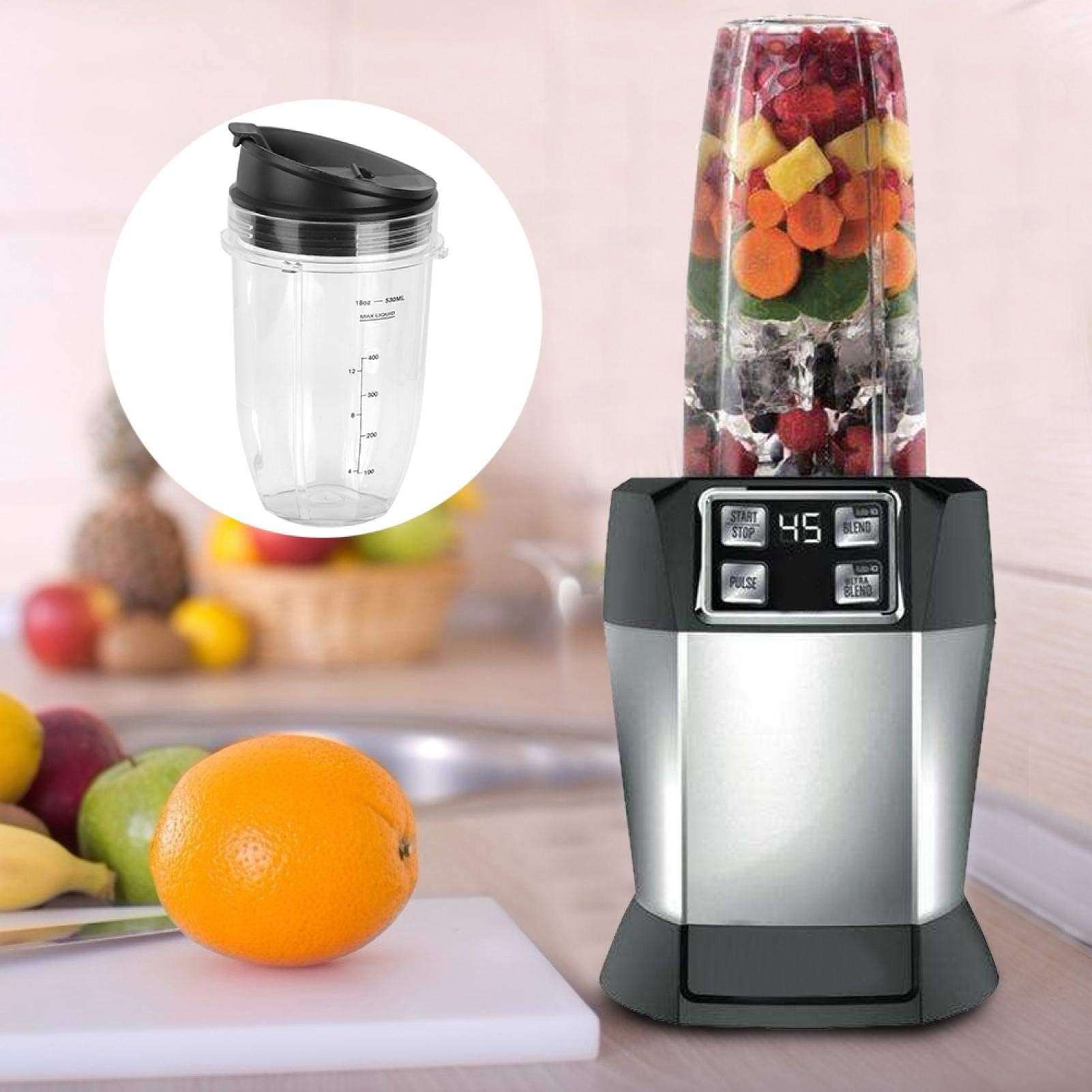 Jar Replacement Kit, High-Speed Durable Blender Replacement Kit, Home Use for Blender Ninja 900W Kitchen Use(Small Cup 18Oz)