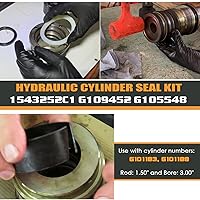 Vista 2 de Kit de sello de cilindro hidráulico 1543252C1 G109452 G105548 de 1.5” de varilla y 3” de diámetro para Case 350 350B 450 450B 480 480C 480E 580C
