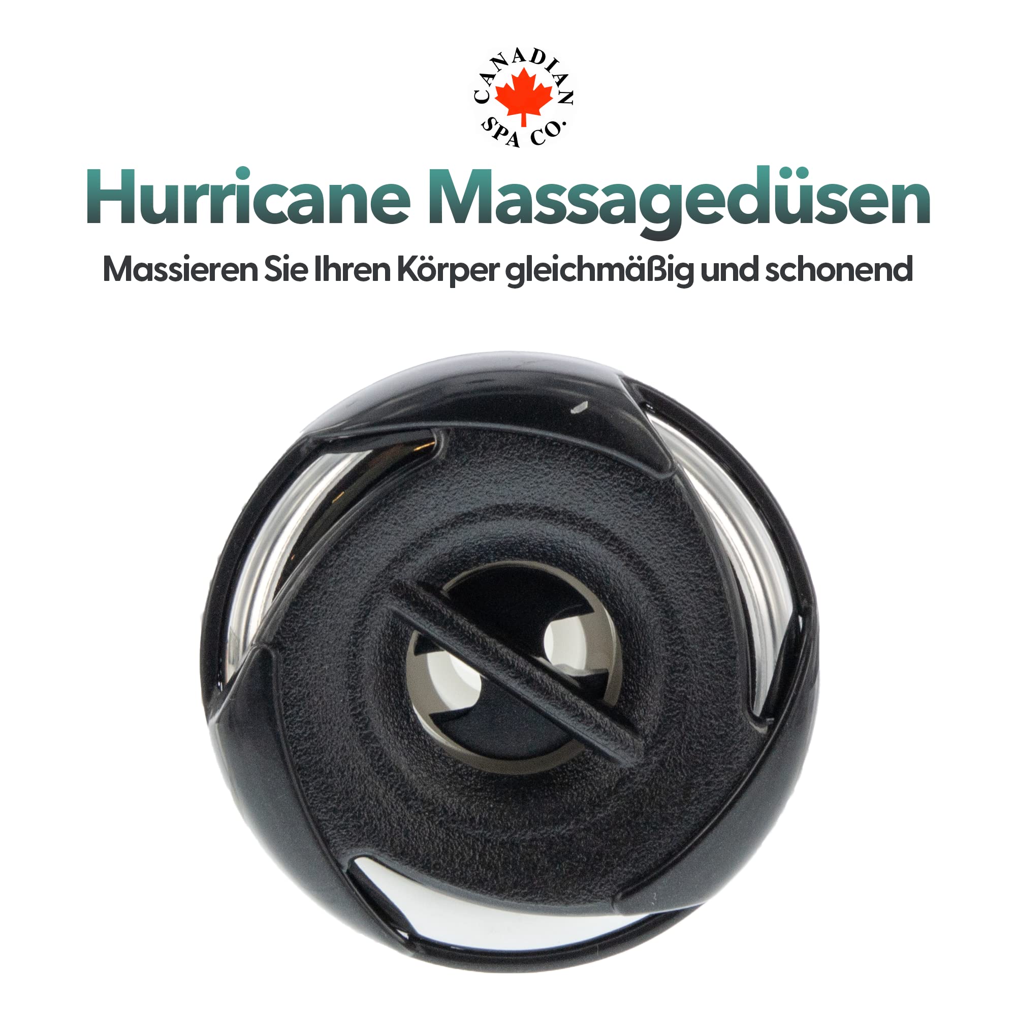 CANADIAN SPA CO. Hurricane Düse rotierend, Massagedüse Pool Ø 57 mm, Pool Zubehör