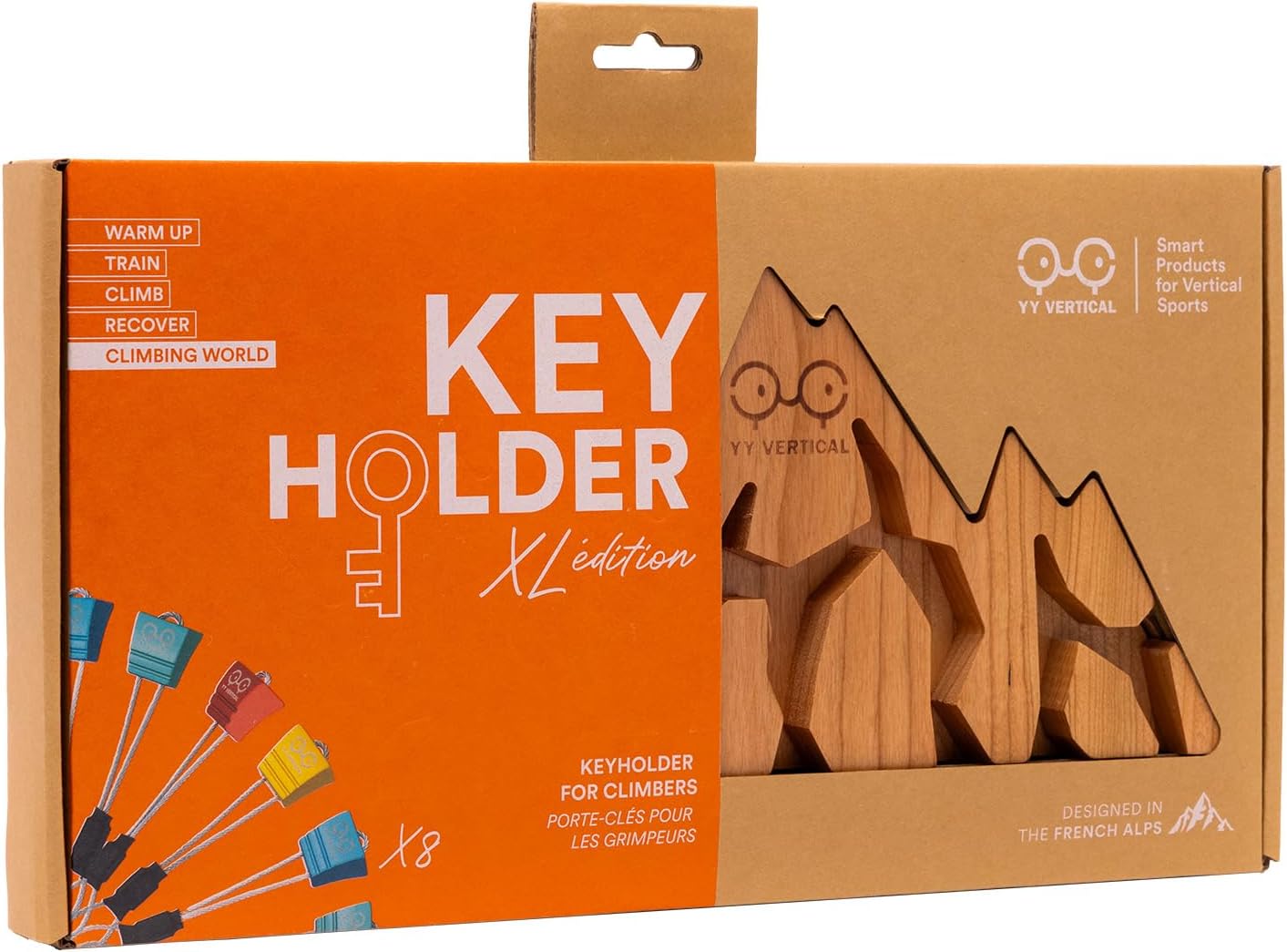 YY Vertical - KeyHolder Mountain Cherry Wood XL, Family Edition