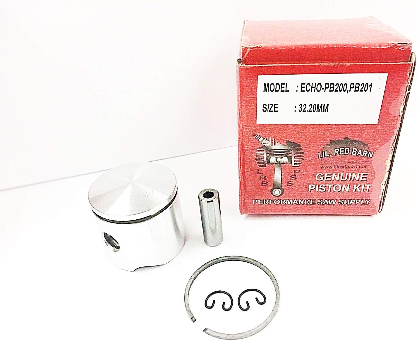 Piston Kit Fits Echo GT200 GT201,SRM210, SRM211,SRM225,PB200,PB201 Gas String Trimmers and Leaf Blowers for Lawn Care, Replaces Echo Part # P021007712