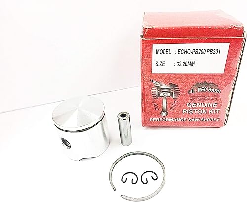 Kit de pistón compatible con recortadoras de cuerdas de gas Echo GT200 GT201, SRM210, SRM211, SRM225, PB200, PB201 y sopladores de hojas para el