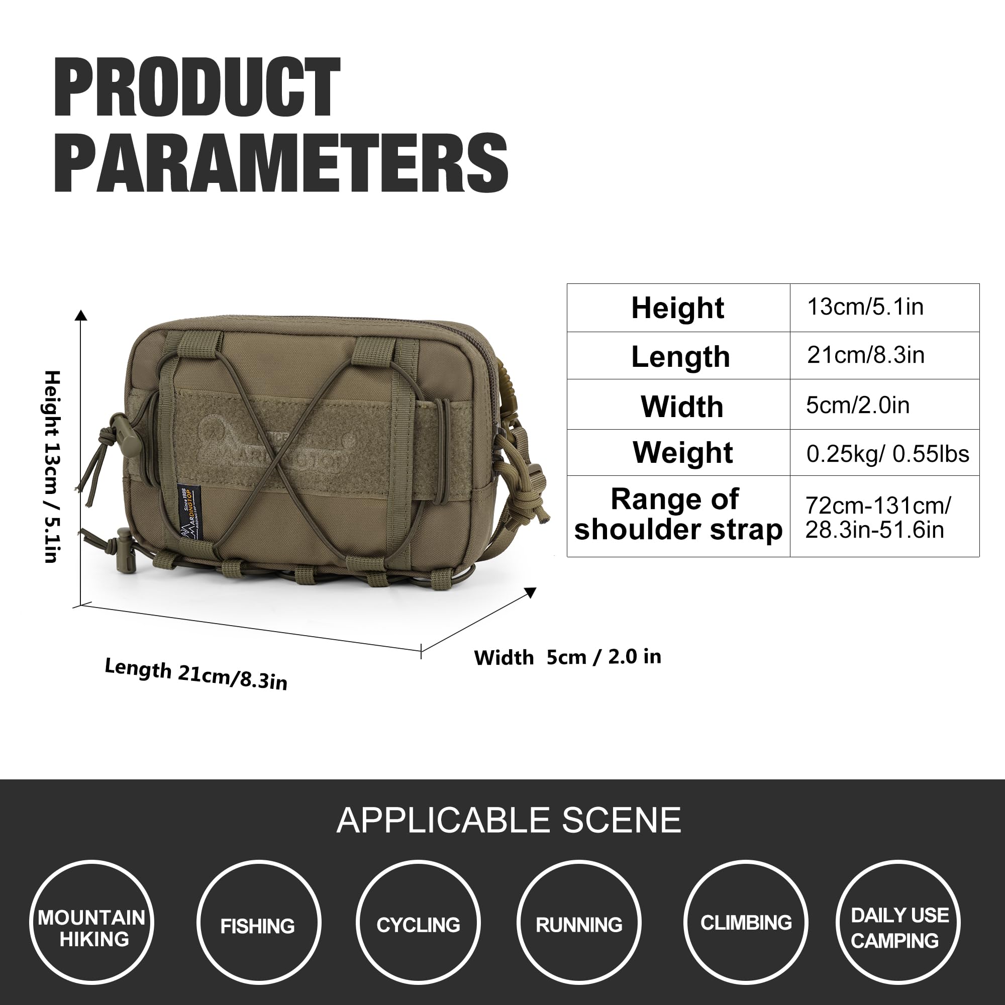 Mardingtop 28L Rucksack & MOLLE Tasche Set