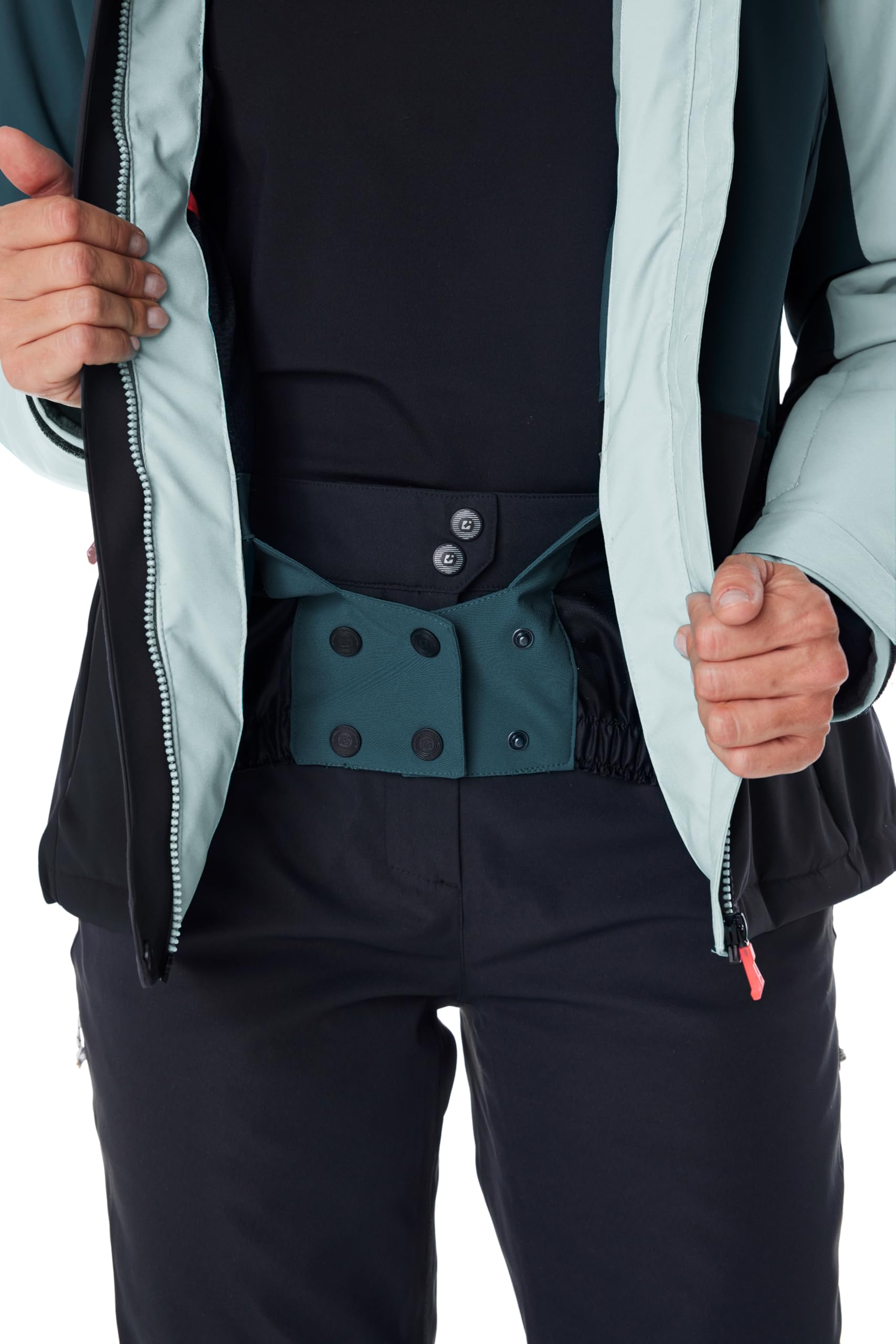 Killtec Ksw 67 Wmn Ski Jckt Veste de ski avec capuche amovible et jupe pare-neige Femme