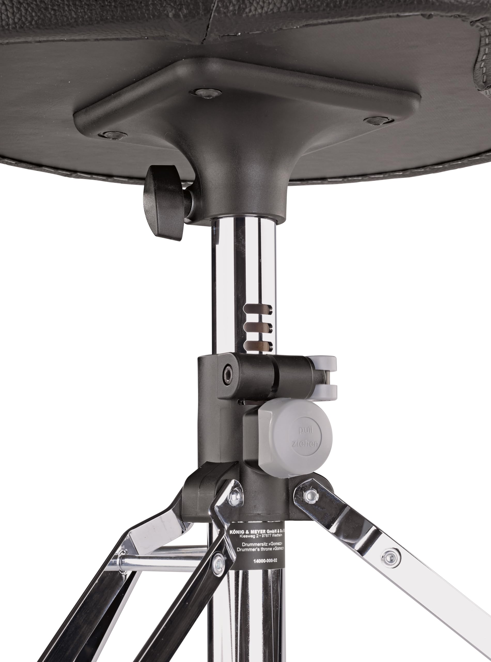 K & M 14000 Siège pour batteur "Gomezz", chromé