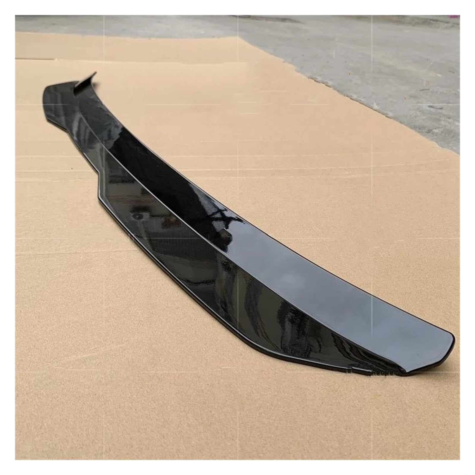 Becquet Arrière Pour Dacia Duster 2009-2017 - ABS Aspect Carbone Noir Brillant - Kit Carrosserie Sans Perçage