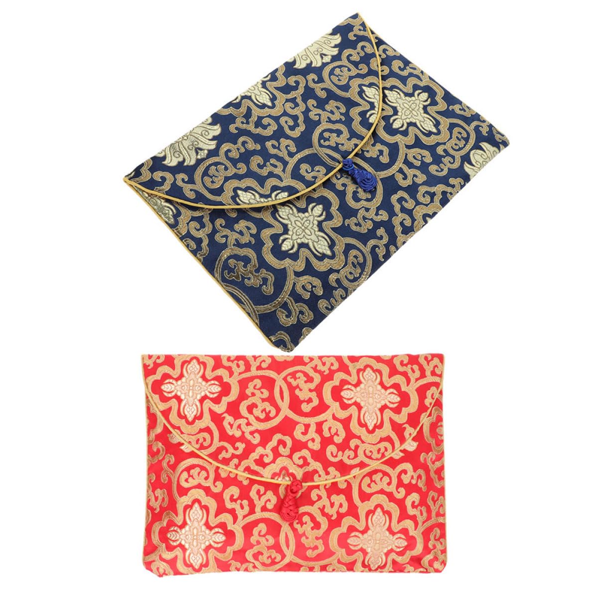Bolsas de brocado para guardar libros sin dañar sus esquinas 8