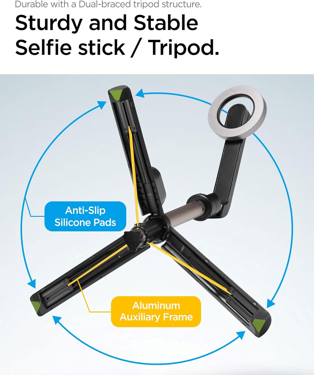 Spigen S570W extended to maximum length