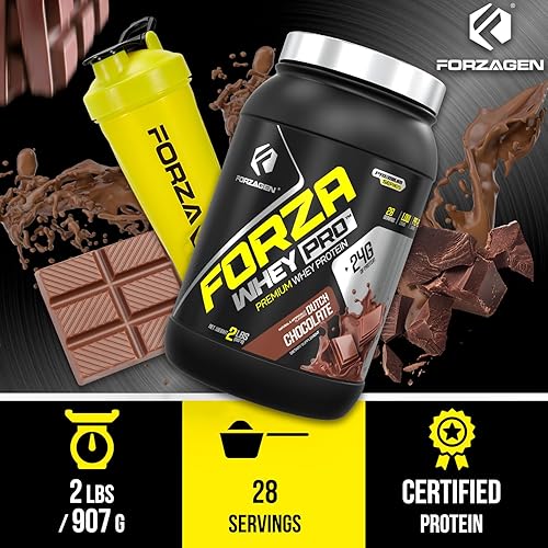 Miniatura 8 de Forzagen Proteína de suero en polvo  Batidos de proteína con 088oz de proteína baja en carbohidratos sin azúcar añadido mejor sabor de proteína en