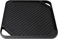 Vista 5 de 10.5 inch Single-Burner Reversible Cast Iron Grill/Griddle