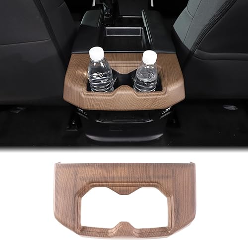 Vista 51 de Aunginsy Soporte para portavasos de asiento trasero central compatible con Toyota Tundra/Sequoia 2022-2024 2025 para consola central de fila trasera