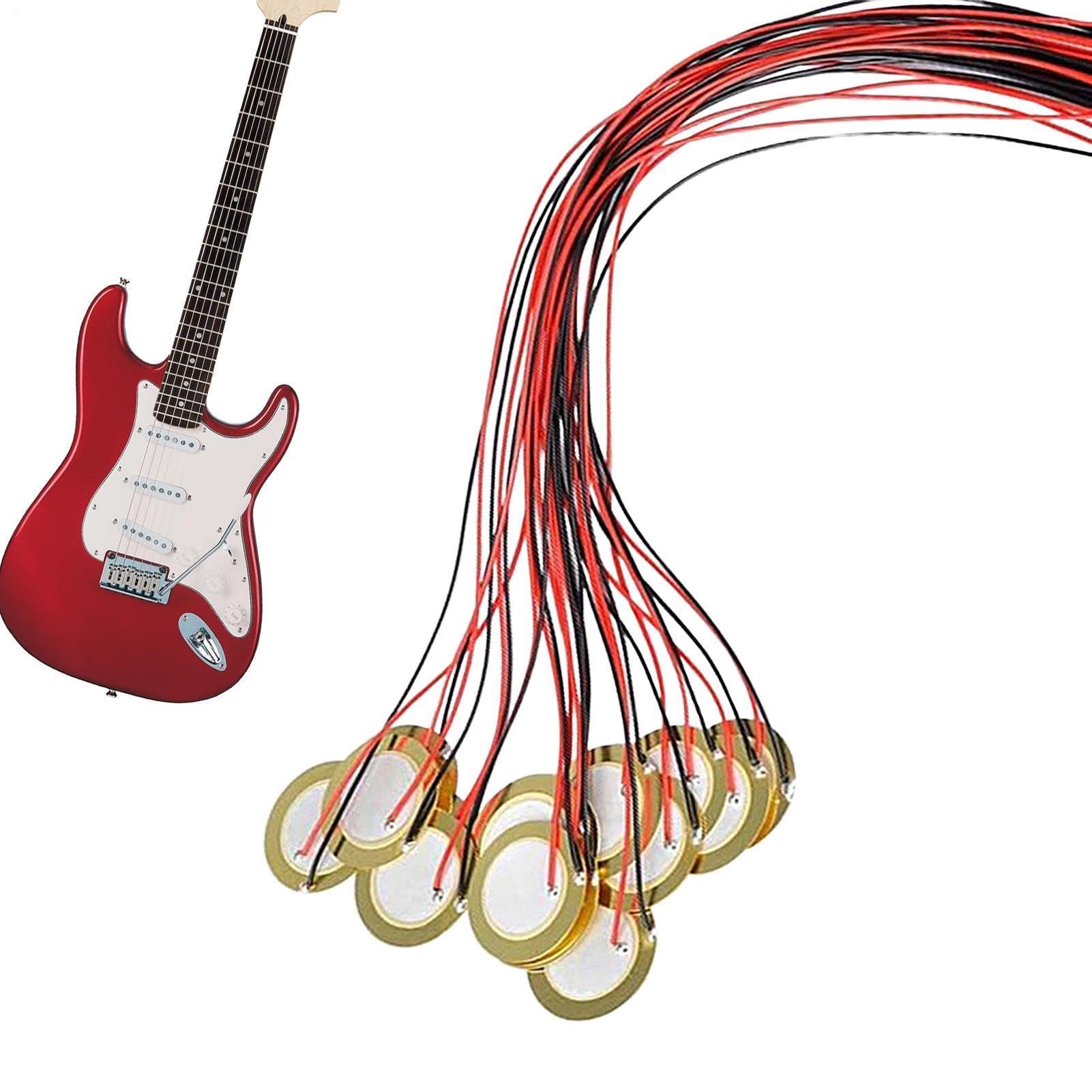 Piezo Schallplattenwandler für Akustikgitarre Buzzer | Piezo für akustische Instrumente Ukulele Akustikgitarre
