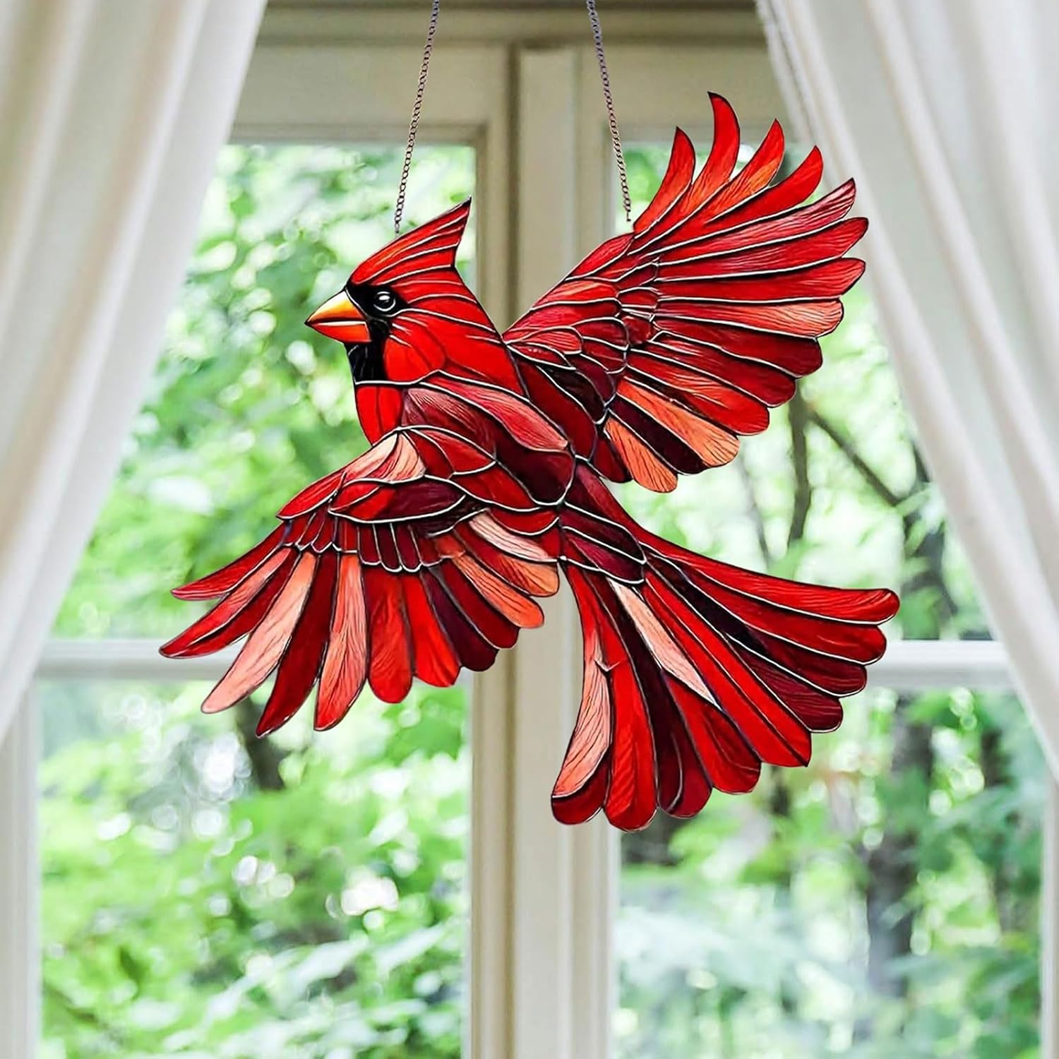 2Pcs Cardinal Christmas Ornaments, Sympathy Cardinal Gift for Loss of Loved One, Bereavement Gift for Women Men, Memorial Ornaments for Christmas Decorations - Image 4