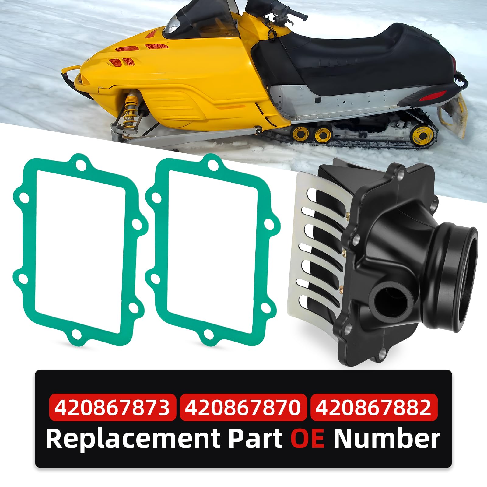 Amazon.com: Carburetor Carb Flange Intake Socket & Reed Valve For