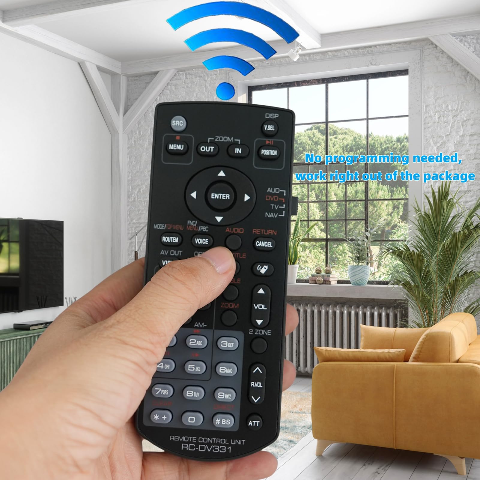 Car Stereo Remotes Replacement Remote Control For Kenwood DDX6018BT ...