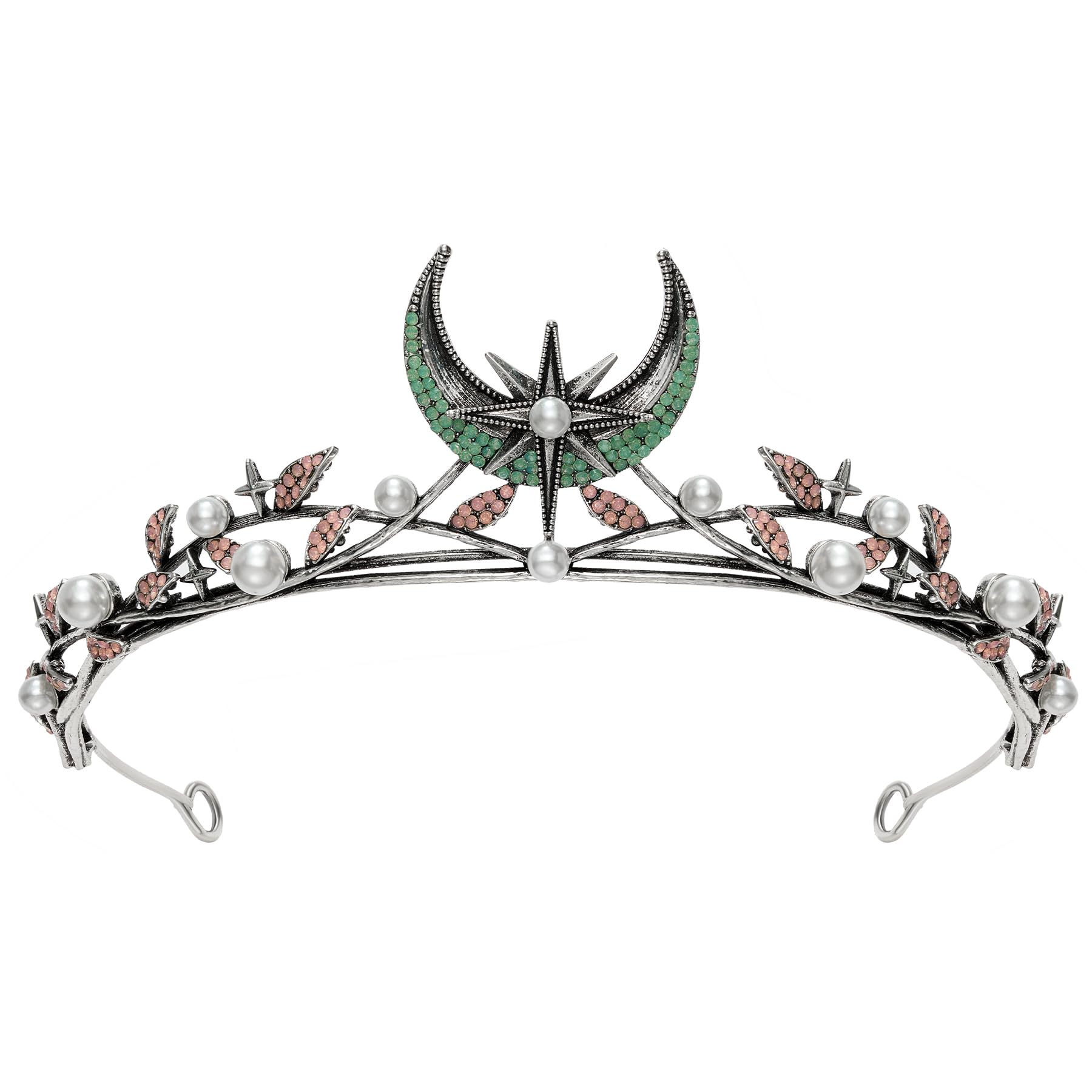 Amazon.com: SWEETV Celestial Witch Crown for Women, Gothic Queen