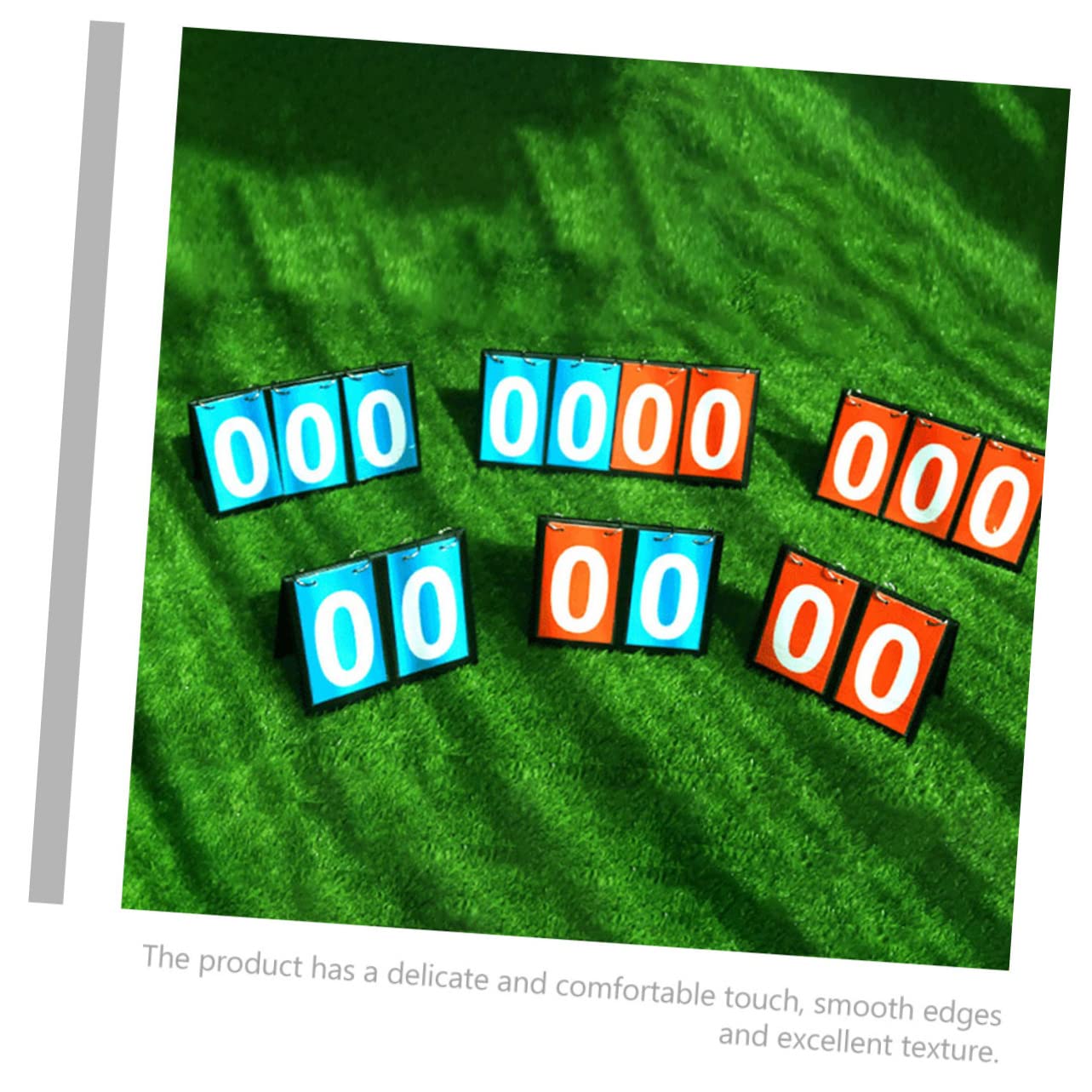 Gogogmee Professional Sports Scoreboard Portable Reusable Score Keeper for Events Digital Printing Durable Materials Easy to Use for Basketball Volleyball Table Tennis