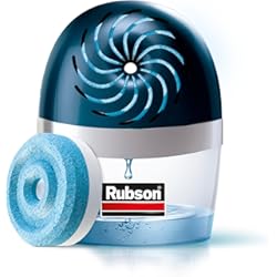 Placas Anti Humedad Rubson AERO 360º Deshumidificador recargable (1 dispositivo y 1 tableta de 450 g), absorbe humedad, previene la condensación y los malos olores, antihumedad absorbente