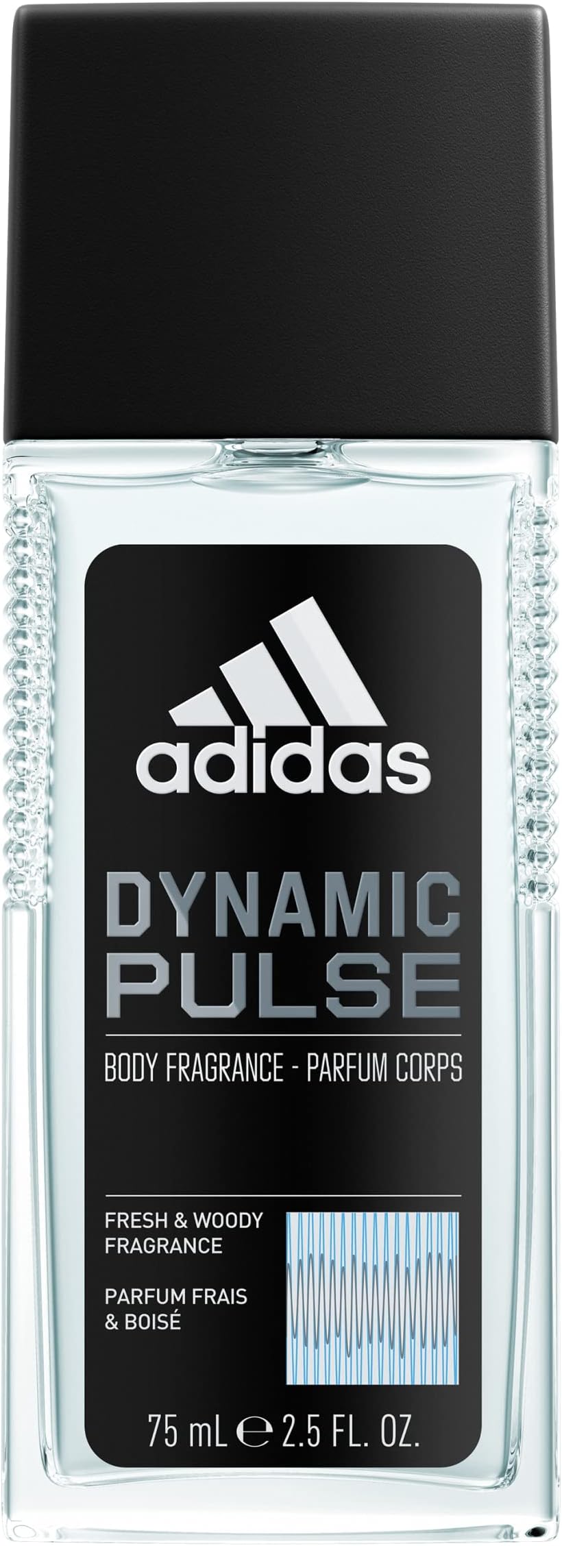 Dynamic Pulse Body Fragrance 2.5 fl oz (Pack of 1), Notes of Mint, Apple, and Wood, Men's fragrance, Long lasting, Sporty fragrance, Travel size