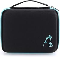 Vista 3 de Hipiwe Estuche rígido de transporte de aceite esencial de 30 botellas, bolsa de almacenamiento de EVA, perfecta para botellas de aceites esenciales