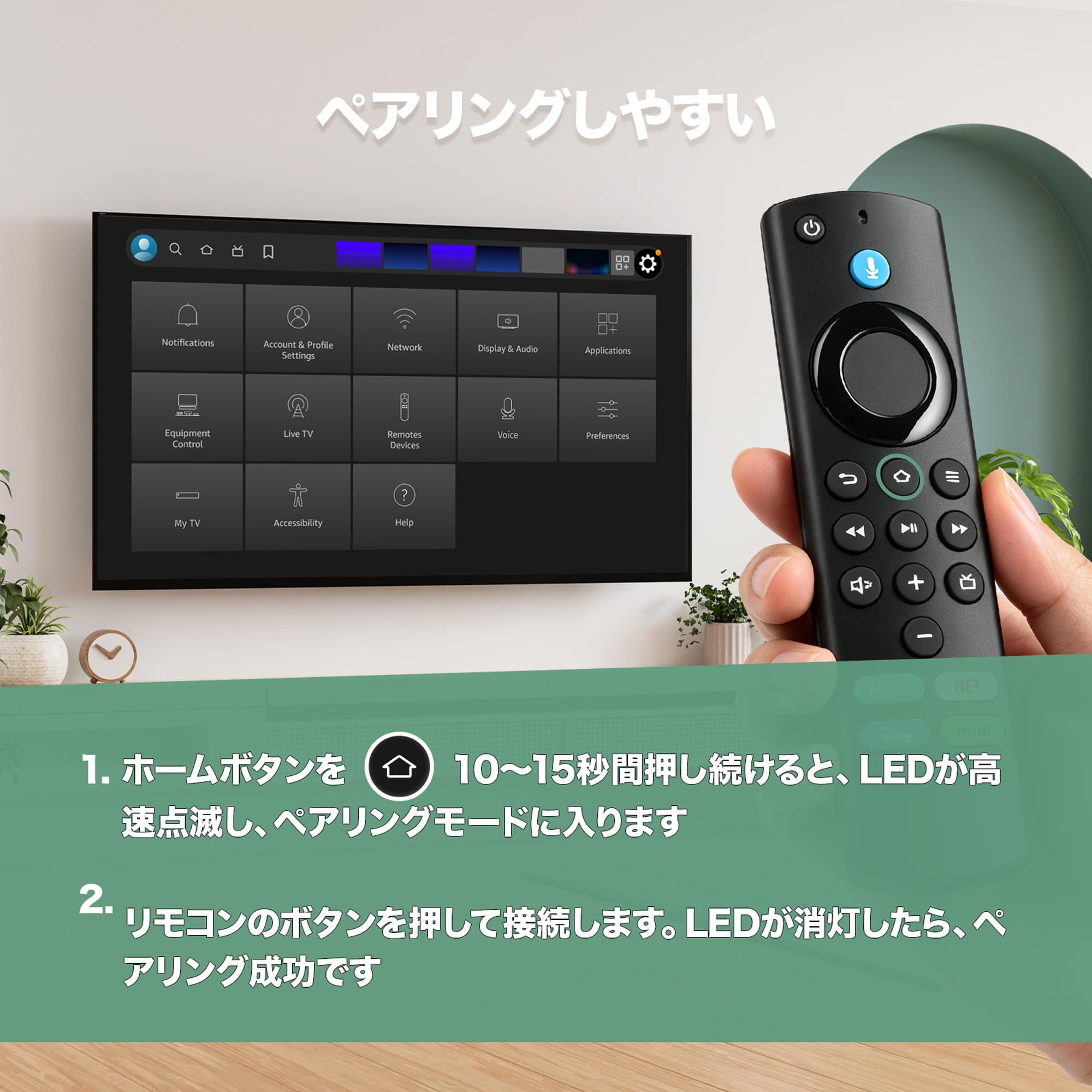 Amazon | 交換用リモコンfor ふぁいやースティックtv【L5B83G