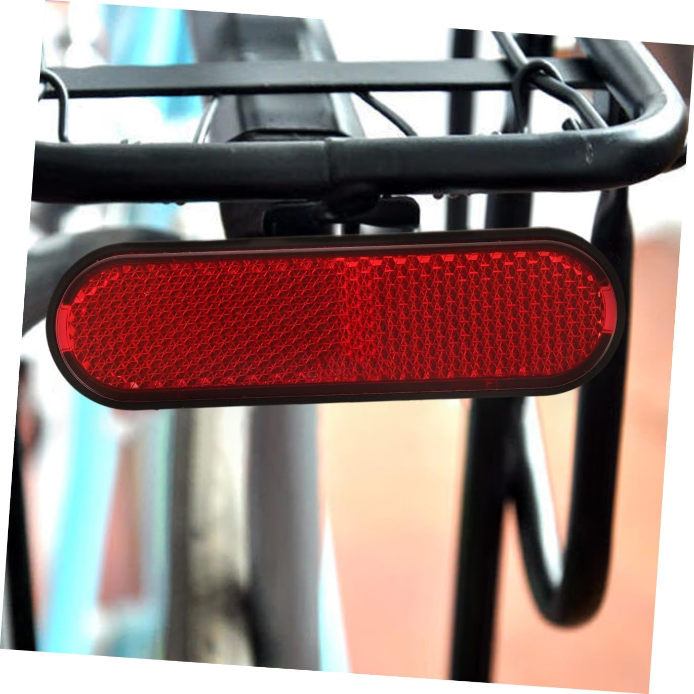 5pcs Red Bicycle Reflective Side Reflectors for Bicycles Bike Safety Reflectors Red Motorcycle and Scooter