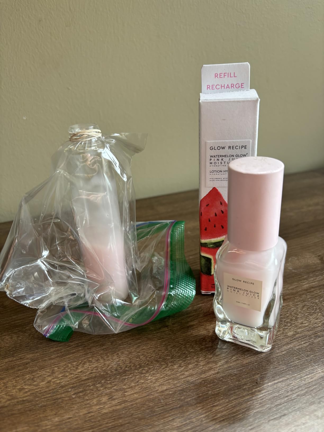 Glow Recipe Refill Pink Juice Water Gel Face Moisturizer for Women, Men & Teens - Hydrating Hyaluronic Acid, Radiance Boosting, Non-Comedogenic, Oil-Free, Lasting Korean Skin Care for Oily Skin, 60ml