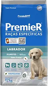 Ração Premier Raças Específicas Labrador para Cães Filhotes, 12kg