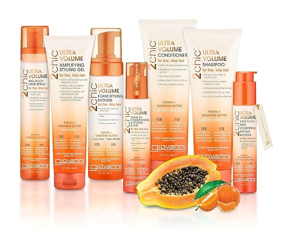 GIOVANNI 2chic Ultra-Volume Super Potion Hair Volumizing Styling Booster, 1.8 oz