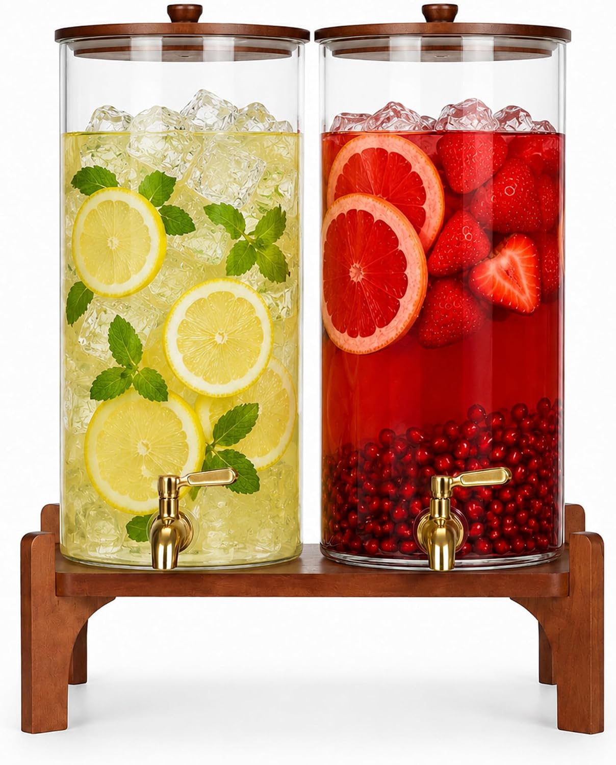 1.5 Gallon Drink Dispensers for Parties, Beverage Dispenser with Stand