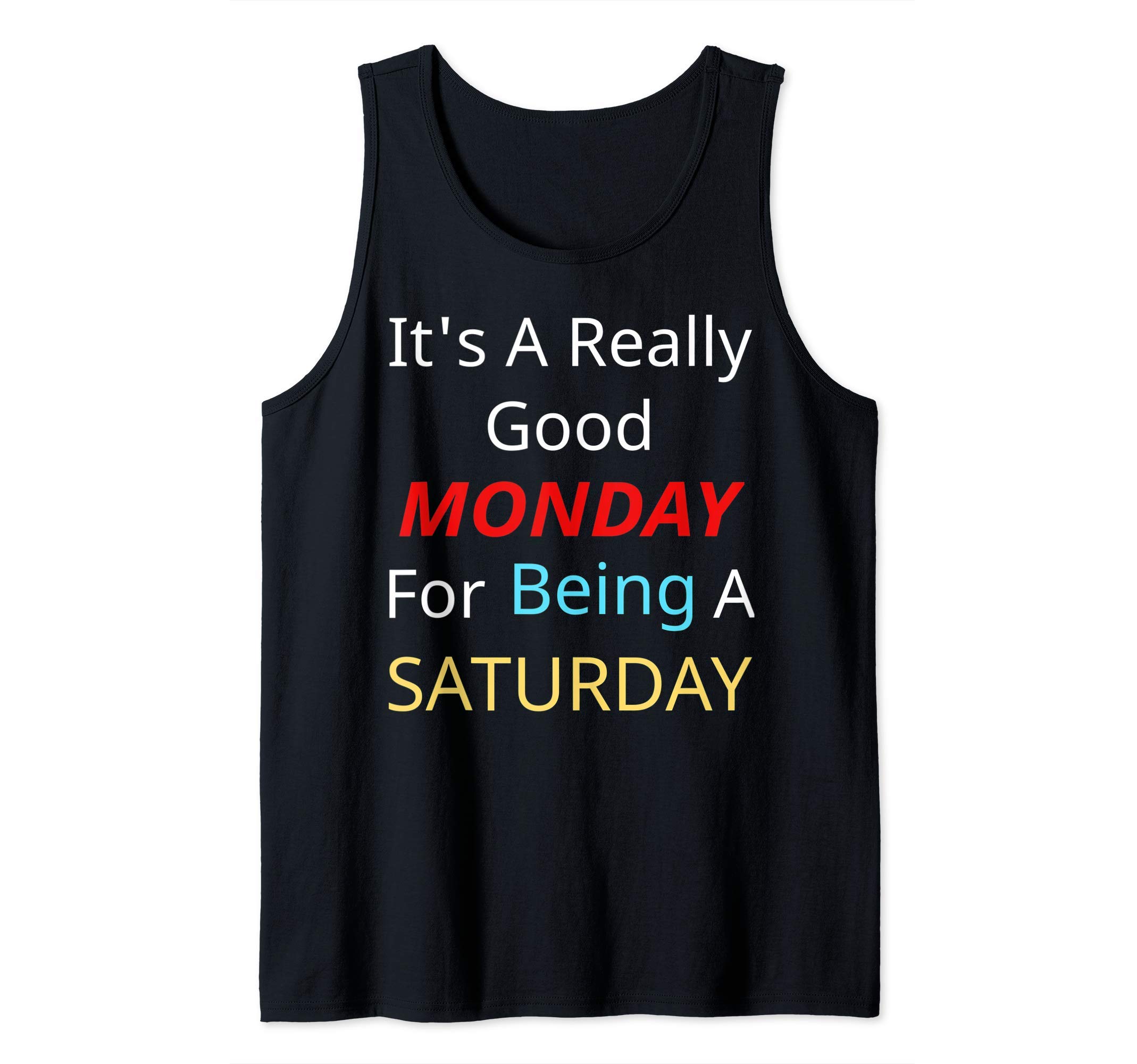 Modish EffectsWomen's Saturday Sarcastic Funny Tank Top
