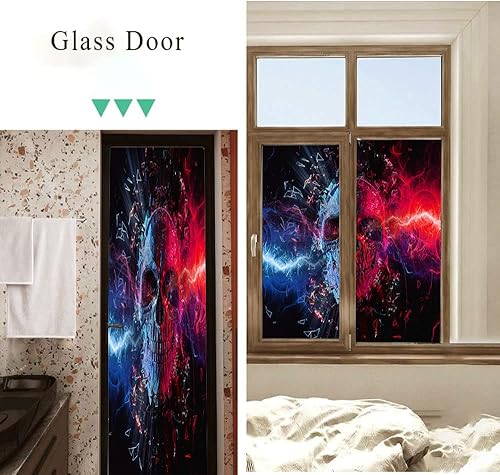 Miniatura 4 de Whitetail - Película de vitrales de ciervos y vida silvestre, alce y bosque otoñal, lago, naturaleza, paisaje, película de tintado para ventana,