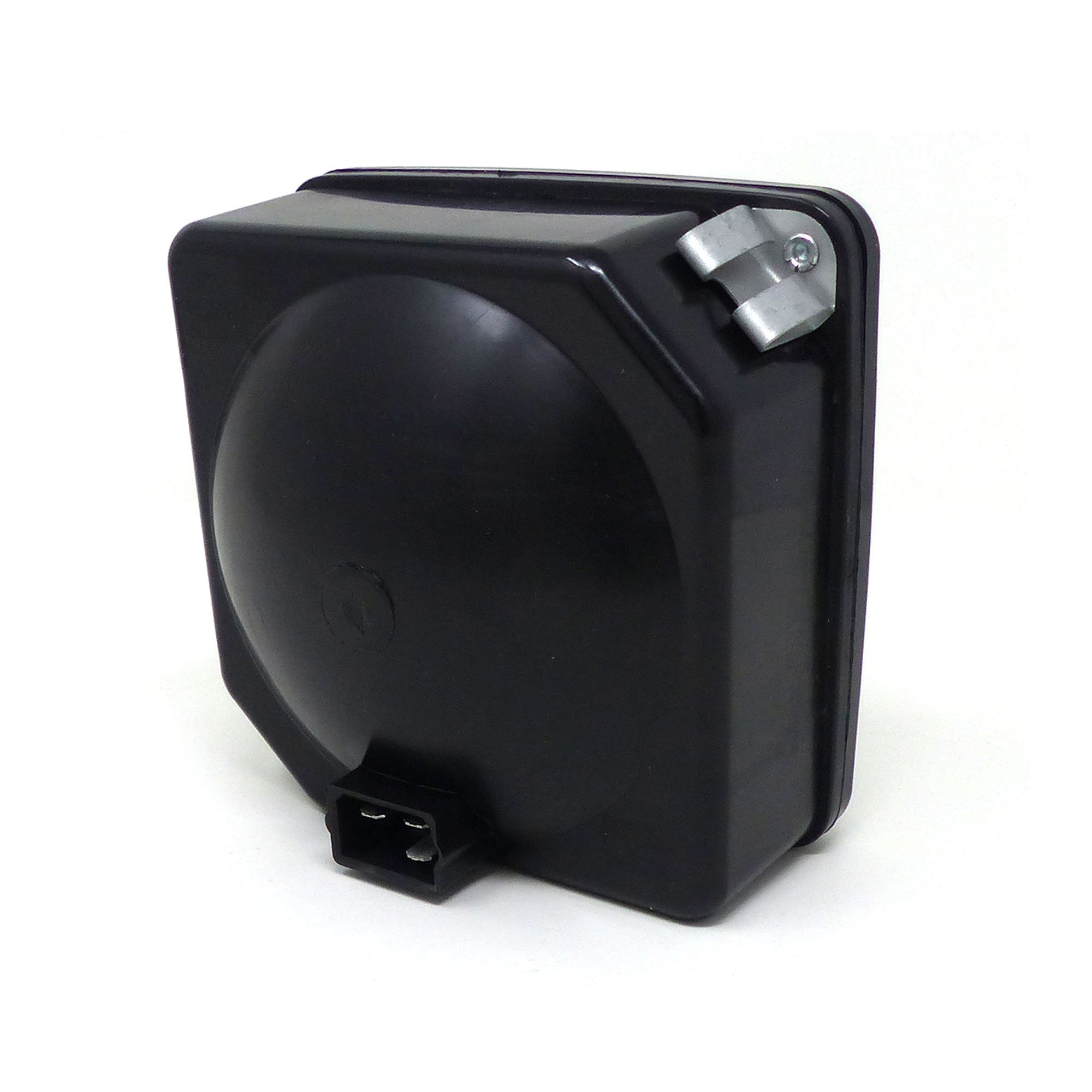 Fanale Anteriore Quadrato con Cornice Nera a 2 Luci per Trattori 140m COBO 05.132.000