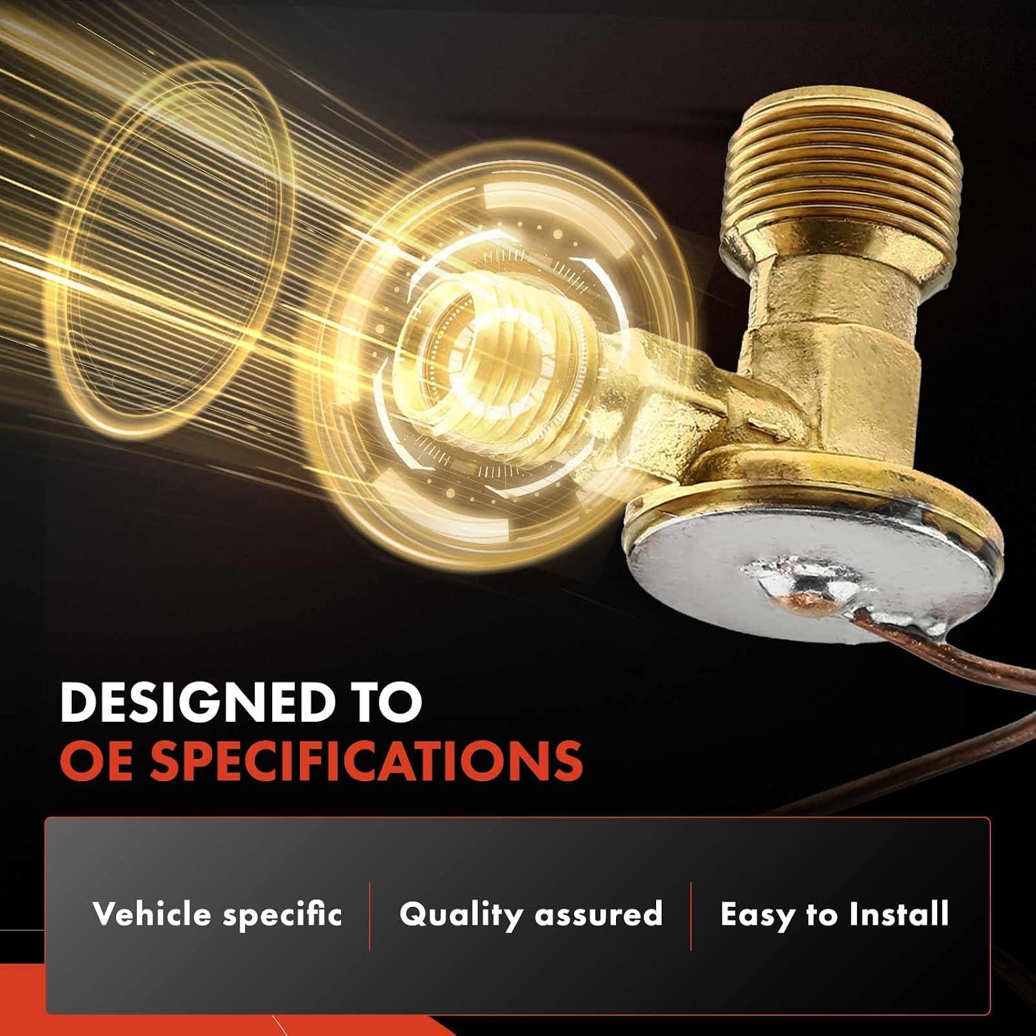 A-Premium Rear AC Expansion Valve Compatible with Honda Pilot 2009-2015 3.5L, Odyssey 1999-2004 3.5L & Acura MDX 2007-2013 3.7L, Naturally Aspirated, Gas only