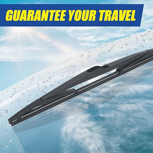 Vista 128 de Limpiaparabrisas trasero de 12 pulgadas para Mitsubishi Outlander 24-21/Nissan Rogue 23-08 Kicks 23-17 Juke 17-11 Pathfinder 20-13 Qashqai 22-17