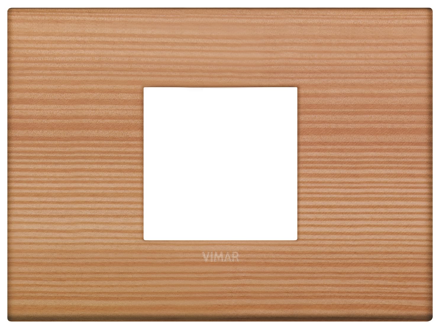 Cadre Classic 2 modules VIMAR Arke en bois de Larice véritable pour finition luxe