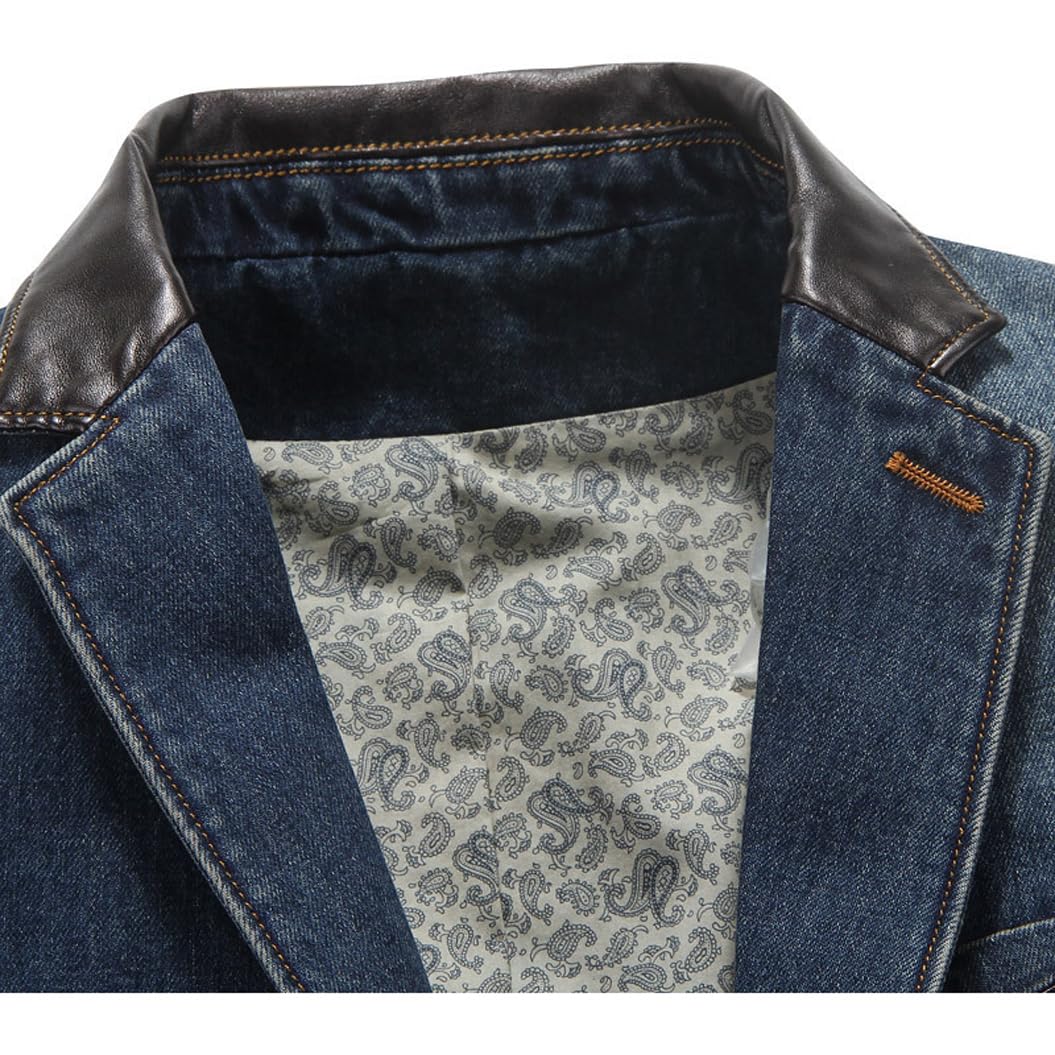 Męska kurtka dżinsowa, modna casualowa bawełniana kurtka wiatrówka, marynarka w stylu streetwear