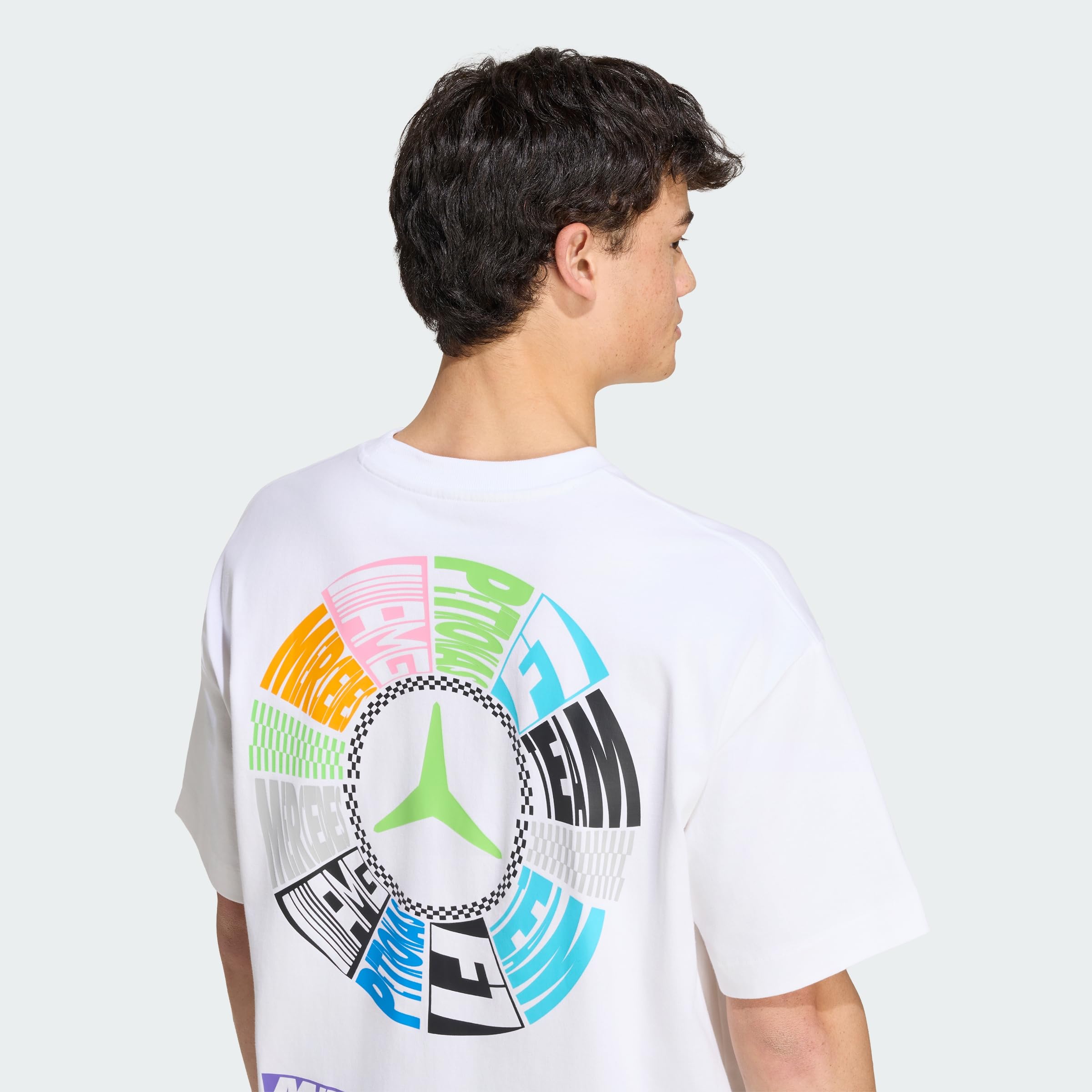 adidas Unisex Mercedes – AMG Petronas Formula 1 Team Lights ON T-Shirt