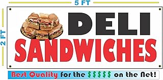 Deli Sandwiches 2x5 Banner Sign