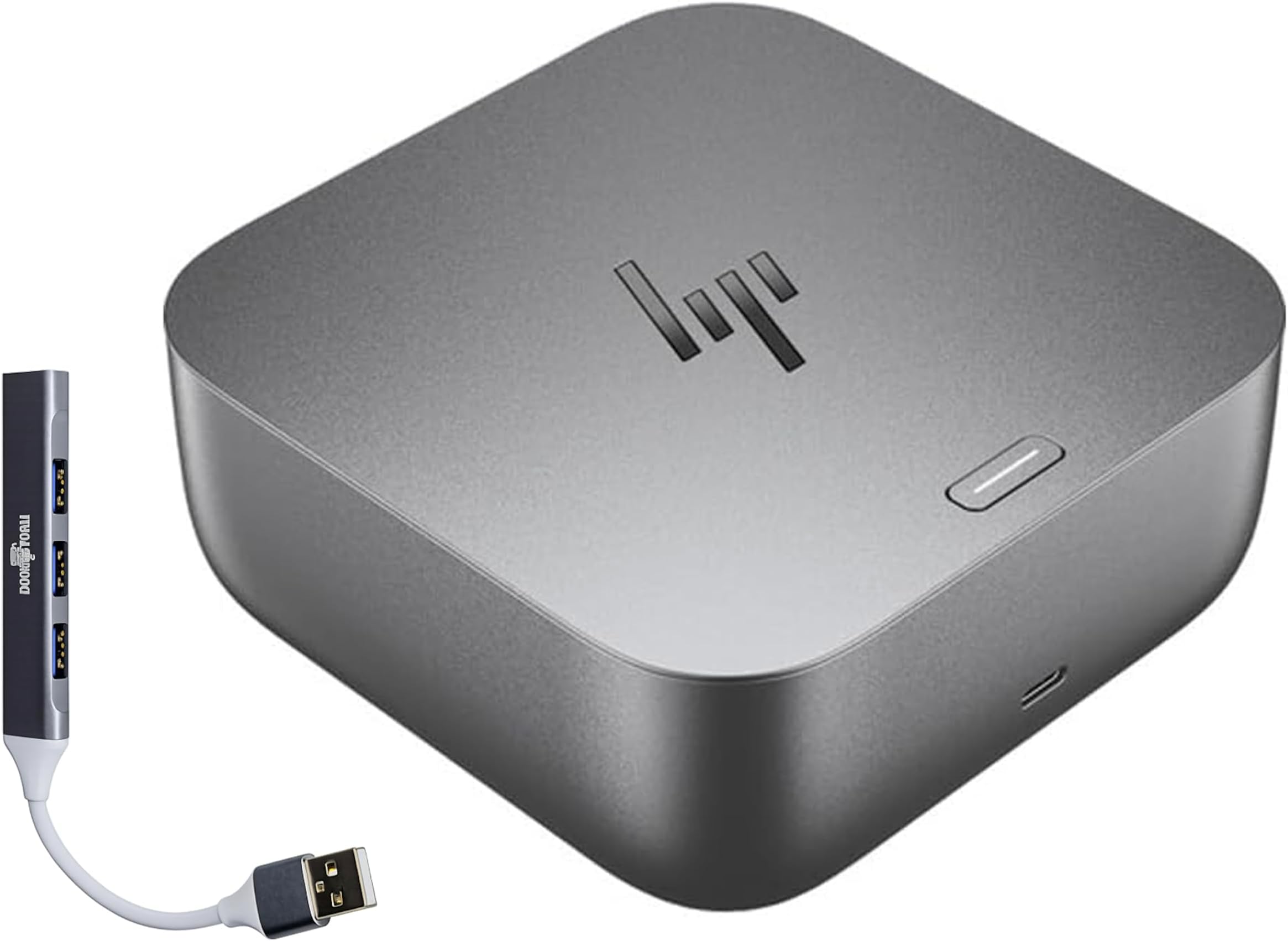 HP Thunderbolt 4 100W G6 Dock Universal Thunderbolt/USB-C Docking Station | Port Replicator Bundle w/Dockztorm Hub (Single Cable for Charging, Data Transfers to Any Brand Laptop)