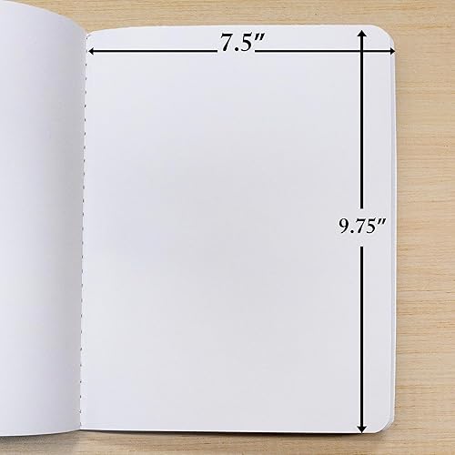 Miniatura 3 de BAZIC Unruled 100 hojas libro de composición de mármol negro, diario en blanco, cuaderno de papel, cubierta clásica de mármol negro, para clase de