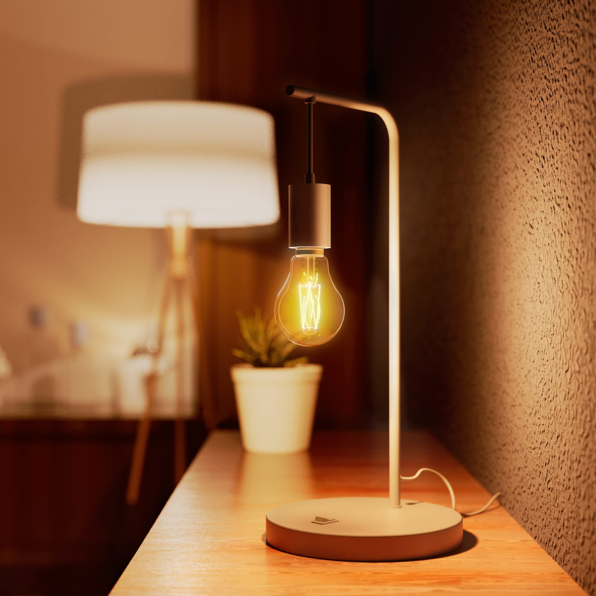 SSC-LUXon 2x Retro Glühbirne E27 dimmbar kompatibel mit Alexa, Siri & Google (kein Hub notwendig) - Wifi Filament LED Birne warmweiß bis kaltweiß