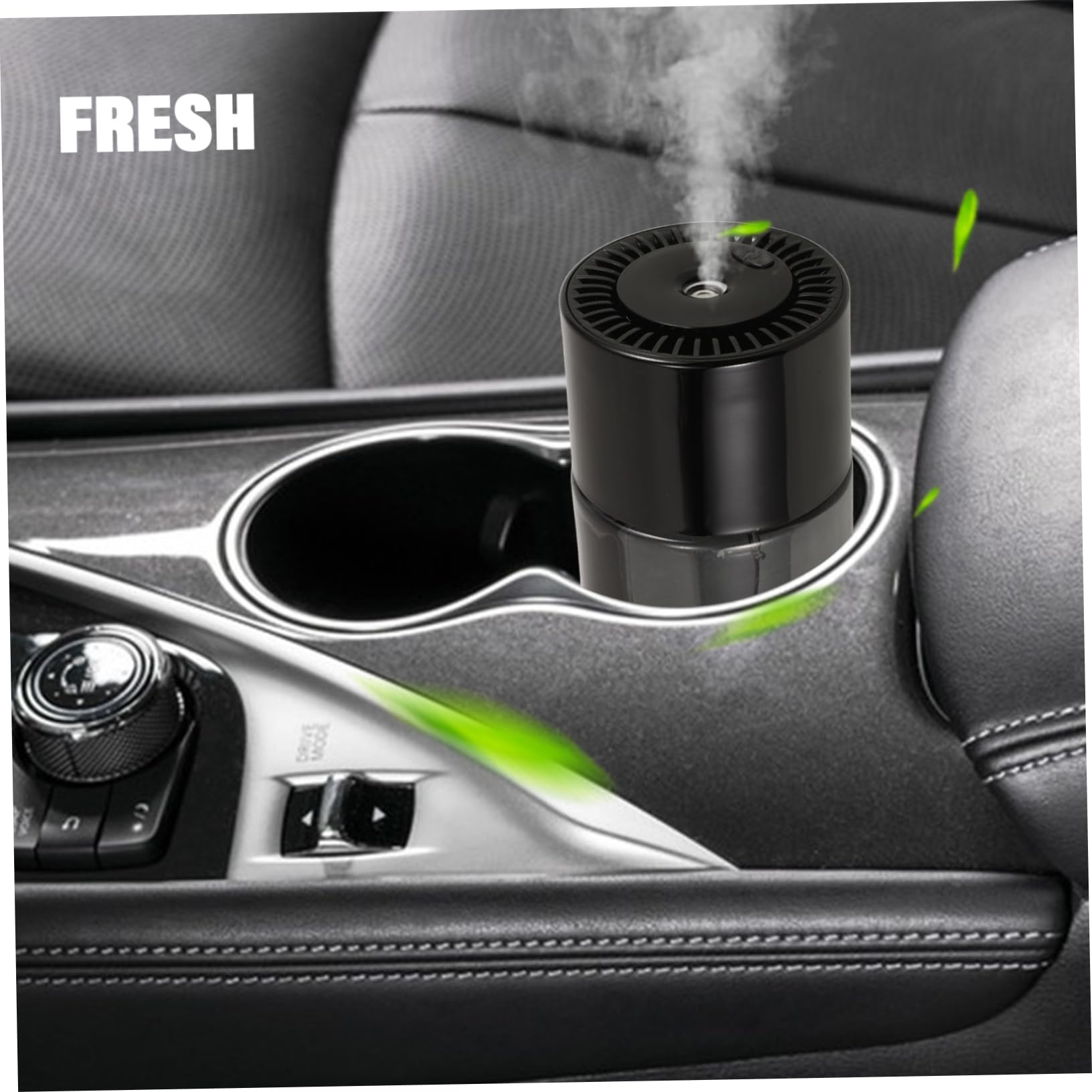 Gatuida Difusor de Aceites Esenciales para Coche, Pulverización Automática, 160ml, Niveles de Niebla Ajustables, Ambientador de Coche para Vehículo