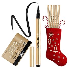 Liquid Eyeliner - Hypoallergenic Eyeliner with Fine Brush Tip, Long-Lasting Waterproof Eye Liner - Cruelty-Free, Vegan, Hypoallergenic, Gluten-Free, Smooth Application Liquid Eye Liner, Black 2mL