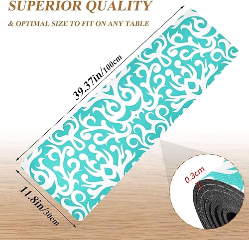 Miniatura 2 de Salvamanteles largos resistentes al calor para ollas y sartenes calientes, impermeable, antideslizante, para encimeras de cocina, manteles