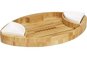 Football Shaped Charcuterie Board