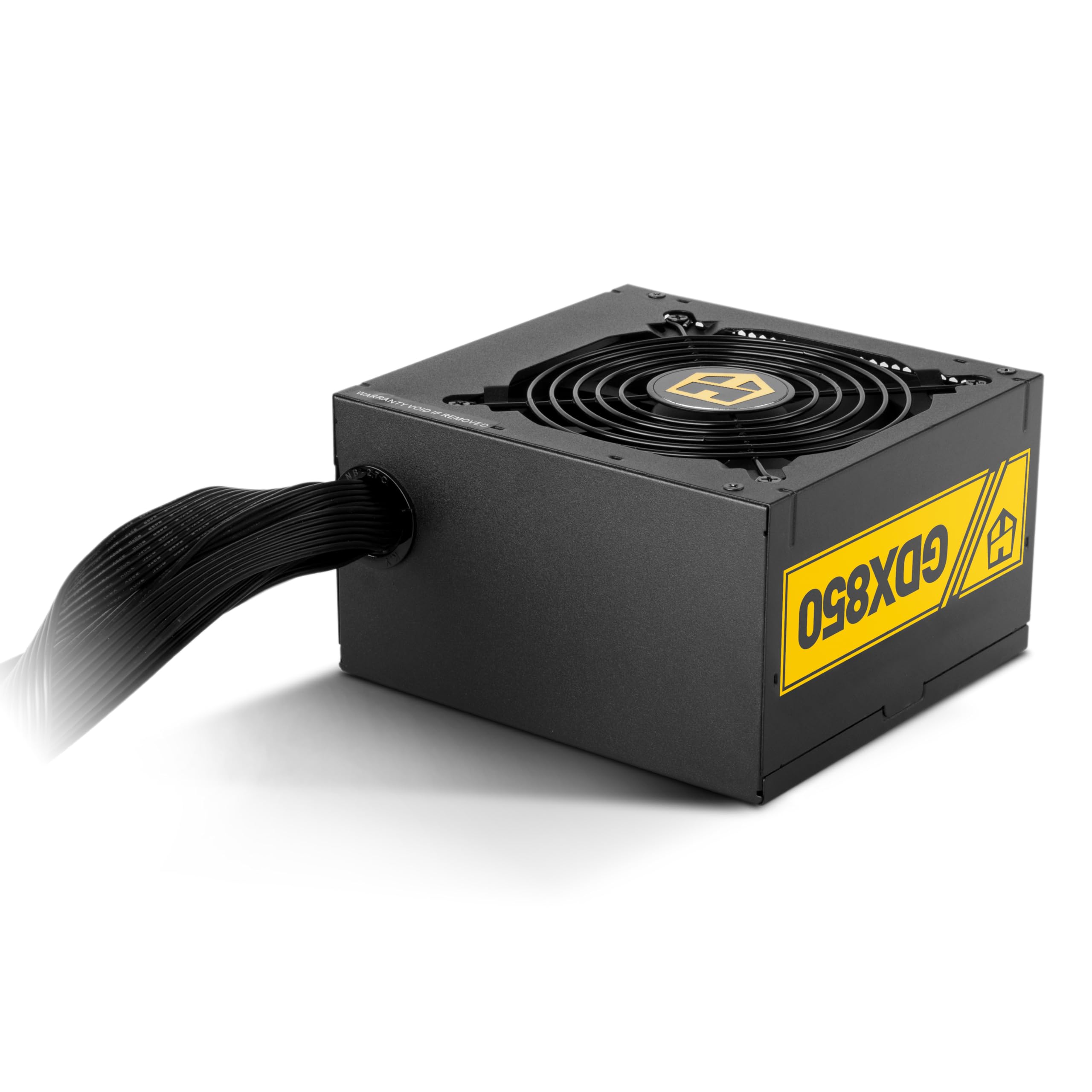 NOX Xtreme Products Hummer GDX 850W 80 Plus Gold - Fuente de Alimentación 850W, ATX 3.1, S-ATA, PCIE 5.1 12V-2x6, Ventilador de 120mm ultrasilencioso, Entrada 240V, Color Negro